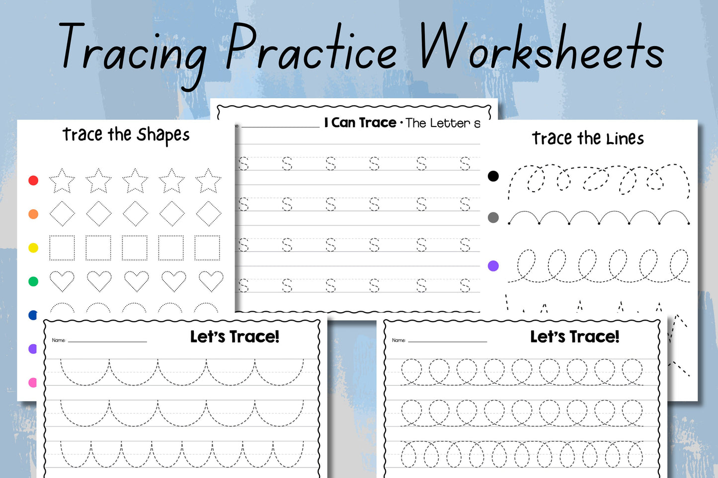 600+ Kids Learning Printable Activity Worksheets Bundle